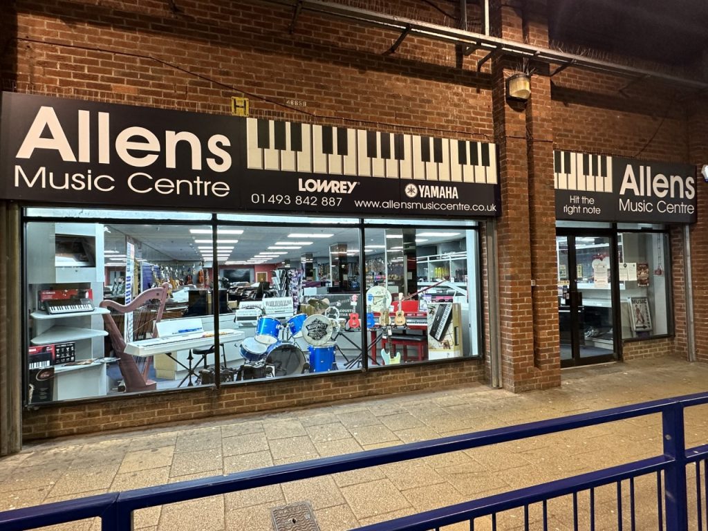 Allens Music Centre outside